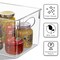 Sorbus Set of 8 Clear Fridge Organizers - Refrigerator & Pantry Bins for Organizing Food - 2 Sizes with Handles